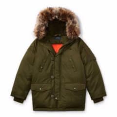 POLO RALPH LAUREN ファー付き／ダウンジャケット／カーキのサムネイル