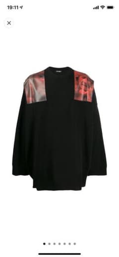 raf simons ショルダーパッチセーターのサムネイル