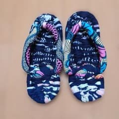 布ぞうり 室内履き ハンドメイド(24cm)のサムネイル
