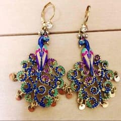 Betsey Johnson ピーコックピアスのサムネイル