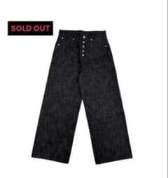 9/S PROJECT BUTTON FLY DENIM BLACKのサムネイル