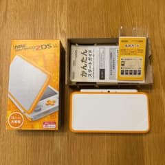 【美品】Newニンテンドー2DS LL ホワイト×オレンジ