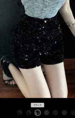 SHEIN スパンコールショートのサムネイル
