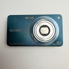 3657 sony Cyber-shot DSC-W350 ブルー 動作確認済 - メルカリ