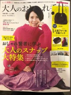 大人のおしゃれ手帖 2019.1月号付録のみのサムネイル
