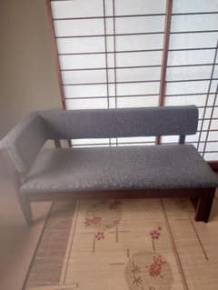 694 シギヤマ家具 伸長式カウチソファ ダイニングベンチ リビング 北欧