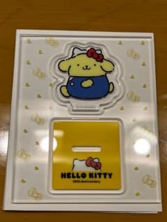 ハローキティ50周年 ミニアクリルスタンド ポムポムプリンのサムネイル