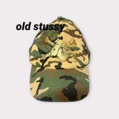 激レア】OLD STUSSY メッシュキャップ 迷彩 カモフラ スカル - メルカリ