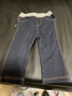 美品！水洗いのみ　デニムパンツミキハウス80サイズのサムネイル