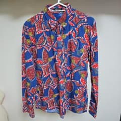 BEAMS 花柄 長袖シャツ MEDIUMのサムネイル