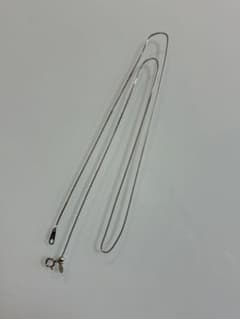 新品　Pt850 プラチナベネチアンネックレスチェーン 45㎝　幅約0.7㎜のサムネイル
