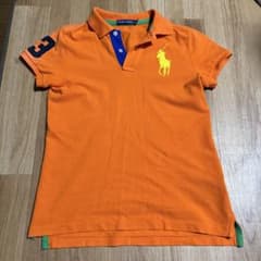 RALPH LAUREN ポロシャツ オレンジ 半袖ビックポニーのサムネイル