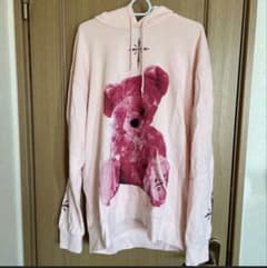 TRAVAS TOKYO くまプリント パーカー ピンクのサムネイル