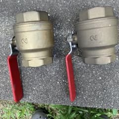 TOYO ボールバルブ 600 WGS 赤ハンドルのサムネイル