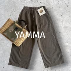 ヤンマ産業　YAMMA ポプリンコットンダボダボパンツ /❶グレージュ ヤンマ産業 YAMMA ポプリンコットンダボダボパンツ /➀グレージュ