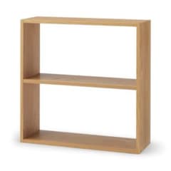 無印良品 スタッキングシェルフ 2段 オーク材 - メルカリ