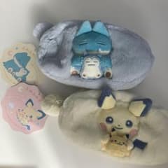 [2 점 세트] 푹신한 파우치 Little Daydream 포켓몬 포케센