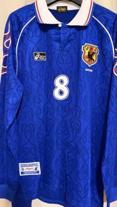 日本代表 8番 中田 英寿ユニフォーム長袖 - 4