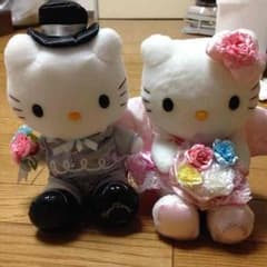 ウェルカム キティ ぬいぐるみ♡値下げ中♡のサムネイル