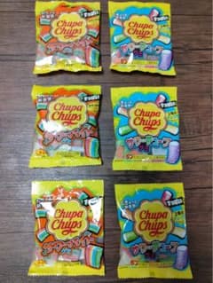 Chupa Chups サワーバイト サワーチューブ グミ 6袋セットのサムネイル