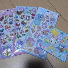 フワフワらびちゃん・まじかるみゅーちゃん☆シールセットのサムネイル