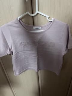 り*ー様 薄ピンク色 ショート丈 Tシャツのサムネイル
