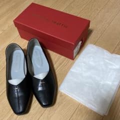 【美品】オリエンタルトラフィック ゴールドパーツVカットバブーシュ 23cmのサムネイル