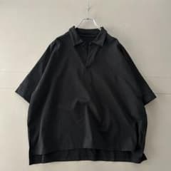 JOURNAL STANDARD luxe ワイドシルエット ポロシャツ 黒 JOURNAL STANDARD luxe ワイドシルエット ポロシャツ 黒 - メルカリ