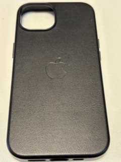 Apple ブラックレザー iPhone14ケース正規品のサムネイル