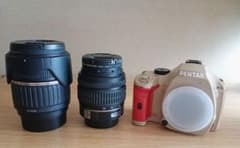 PENTAX Kx Digital SLR Camera with Standard Lens and Tamron Telephoto Lens Set