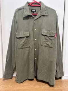 USA製80's黒タグ【old stussy】ループカラー開襟シャツヴィンテージ USA製80's黒タグ【old stussy】ループカラー開襟シャツヴィンテージ