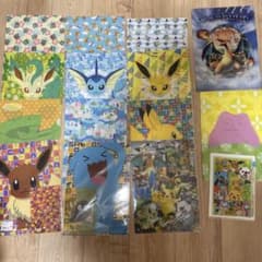 ポケモン クリアファイル 大量セット まとめ おまけシールのサムネイル