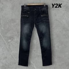 y2k archive gimmick HIDEAWAYS 데님 팬츠