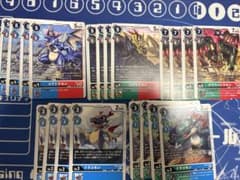 エグザモンライン デッキパーツまとめ売りセット デジモンカード
