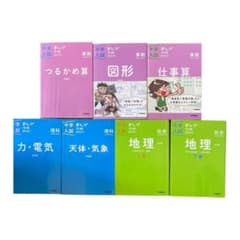 中学受験まんが攻略BON! つるかめ算図形仕事算力・電気天体・気象地理上地理下のサムネイル