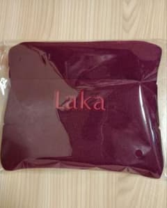 Laka　バーガンディクッションポーチのサムネイル