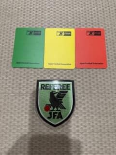 JFA 審判用カードセット ワッペン付きのサムネイル