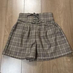 チェック柄 ショートパンツ　150cmのサムネイル