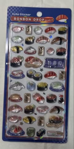 お寿司ボンボンドロップシール［正規］［新品］のサムネイル