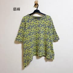 慈雨 センソユニコ アシンメトリー ドット柄 Tシャツ 水玉 40 - メルカリ