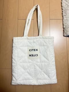 CITEN キルティングトートバッグ ホワイトのサムネイル