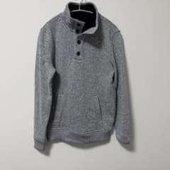 BANANA REPUBLIC ヘンリーネック ニット グレー Sのサムネイル