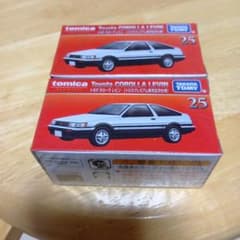 トミカプレミアム トヨタ カローラ レビン 発売記念仕様 2台セットのサムネイル