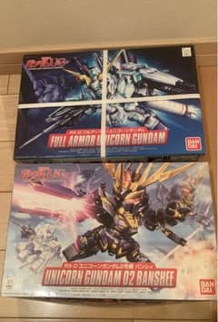 機動戦士ガンダムUC BB戦士フルアーマーユニコーンガンダム、バンシィ2個セットのサムネイル