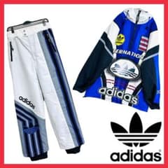 90s OLD❤️adidas×DESCENTE❤️アノラック❤️セットアップ❤️上下