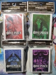 ONE PIECEカードゲーム オフィシャルカードスリーブ1【4点セット】のサムネイル