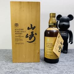 山崎12年 750ml 向獅子マーク旧ボトル ウイスキー木箱カートン付 山崎12年 750ml 向獅子マーク旧ボトル ウイスキー木箱カートン付