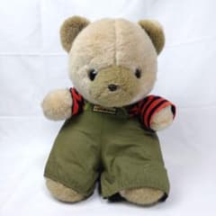 昭和レトロ 日本製 ハニートイ クマ ぬいぐるみ 服付き 約30cm - メルカリ