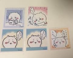 あつめてシールガム ちいかわ 5枚セットのサムネイル