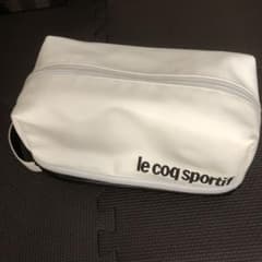 k*e様 le coq sportif ホワイトポーチ　保冷スペース付きのサムネイル